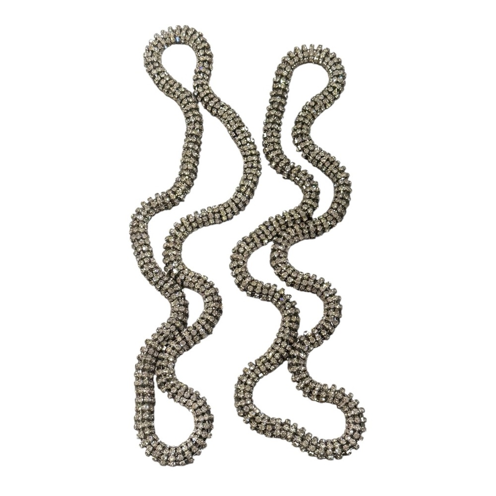 ✨ Glamorous Crystal Rhinestone Rope Necklaces (Set of 2) ✨ - Picture 6 of 9
